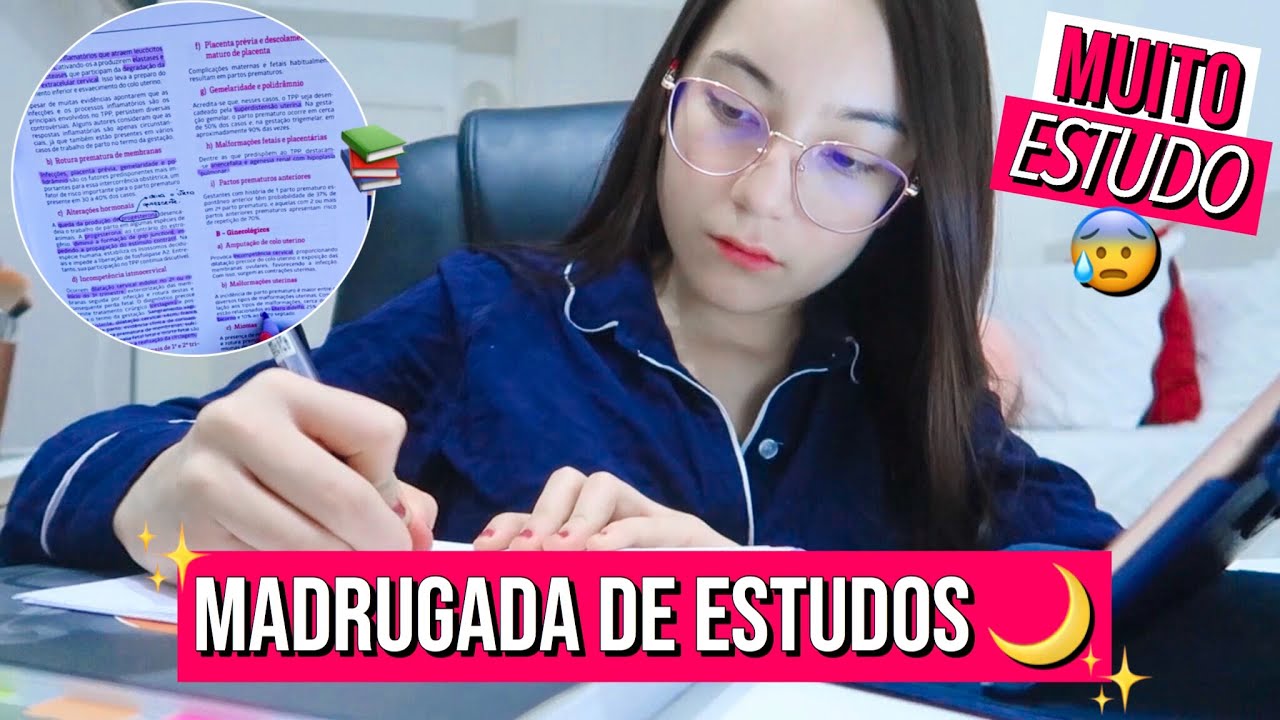 STUDY VLOG REALZÃO DA MADRUGADA!