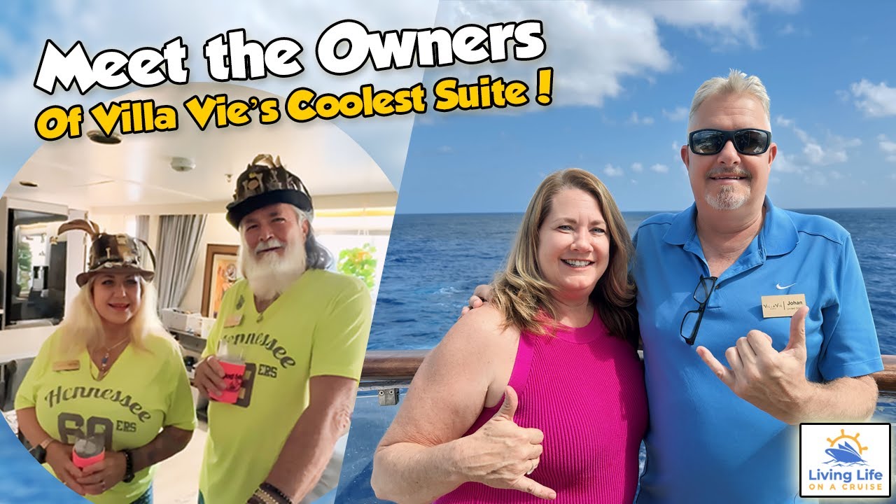 The Most Luxurious Cruise Suite Ever? 🛳️ Villa Vie Odyssey Tour + Happy Hour Vibes