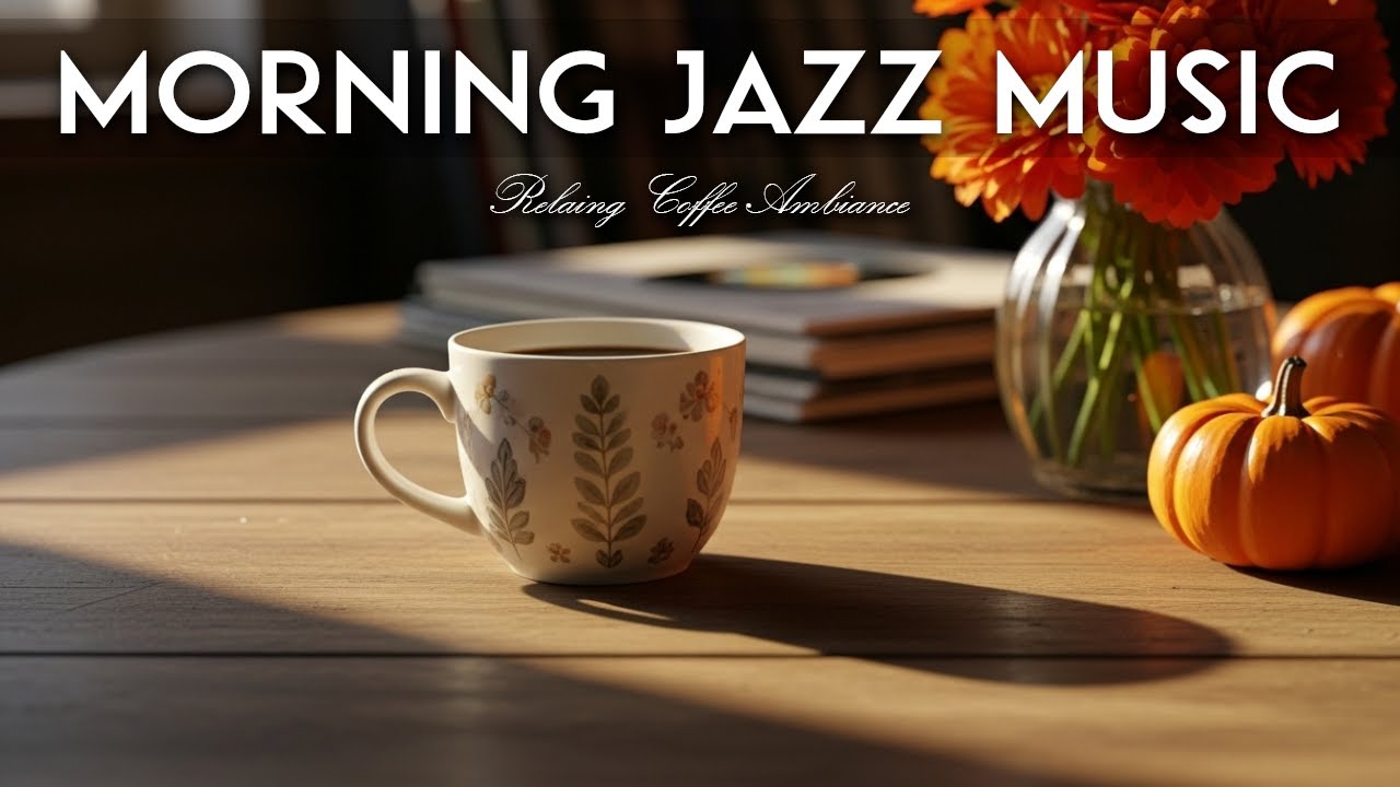Morning Jazz Music ☕ Positive Bossa Nova Instrumental and Relaxing Jazz Cafe Music for Studying.