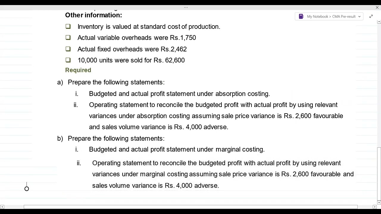 CAF 3 CMA | Variance Analysis | Lecture # 3 | Sir Abdul Azeem | CA |