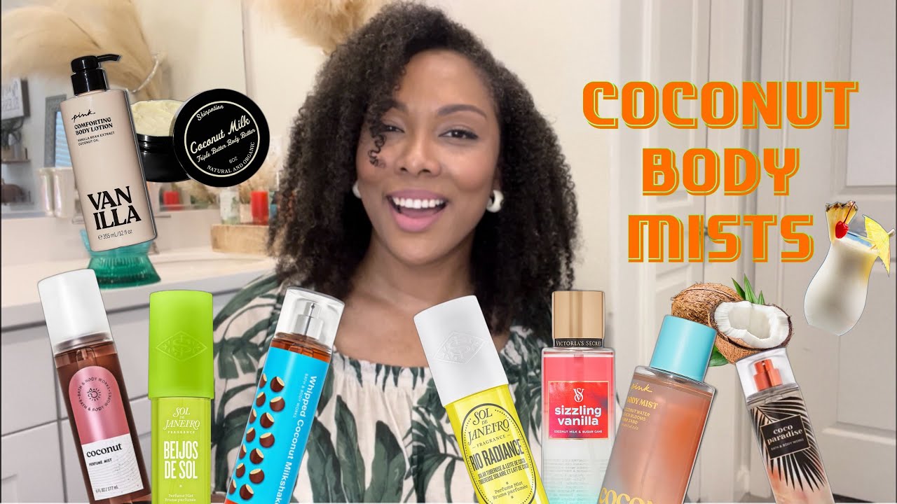 COCONUT BODY MISTS FOR SUMMER + BODY LOTIONS & OILS! 🥥🌴