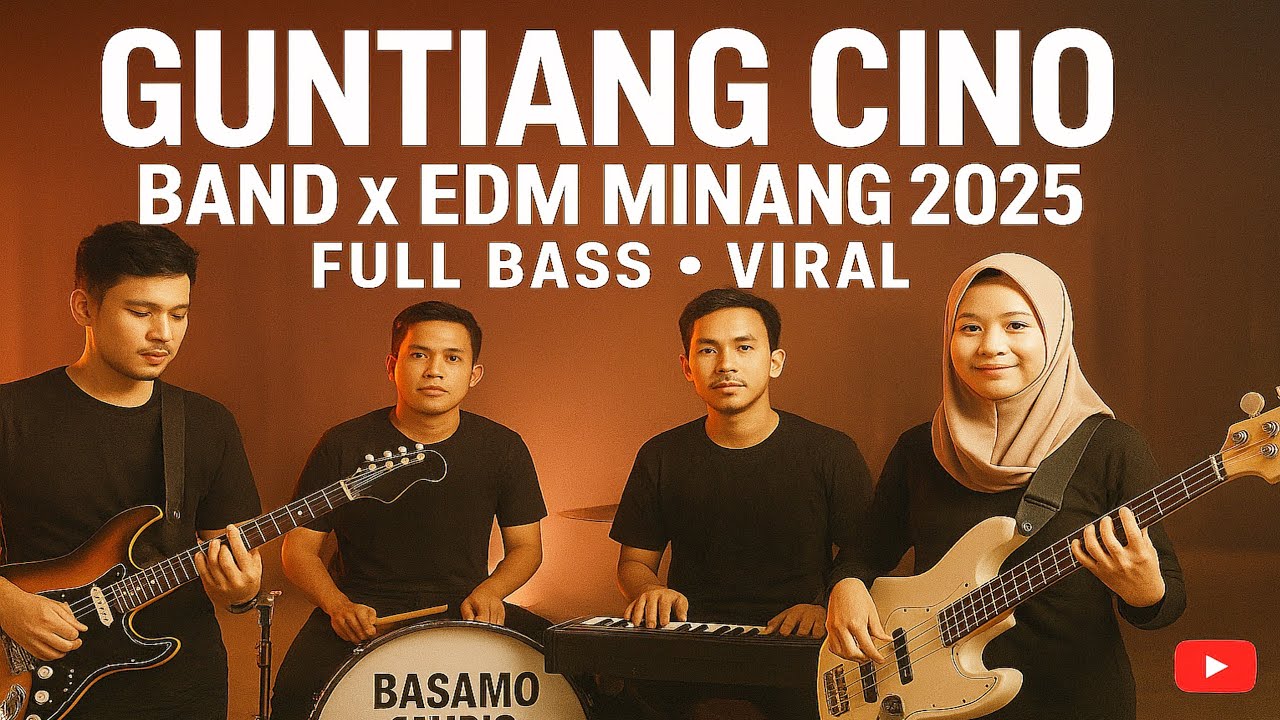 Gunting Cino – Lagu Minang Band x EDM 2025 | Viral Galau Minang Terbaru | AI Video Musik Full Bass