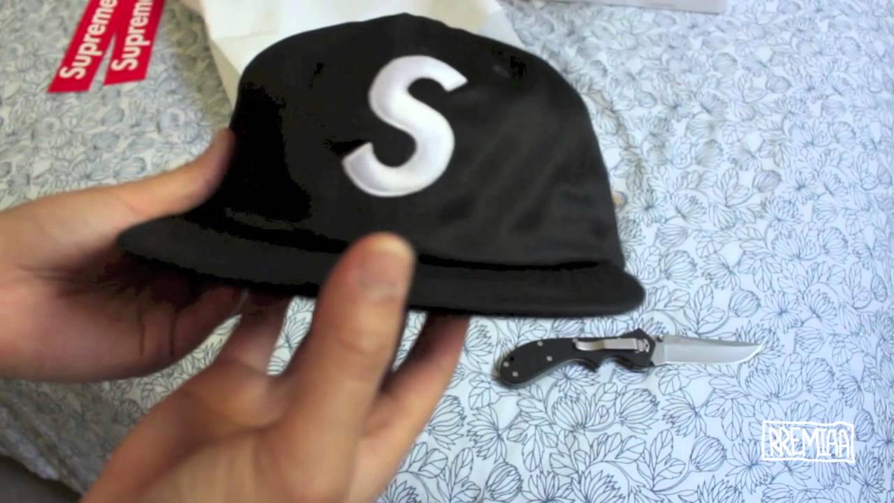 Supreme SS/15 Black S Logo (6-Panel) Unboxing/Review