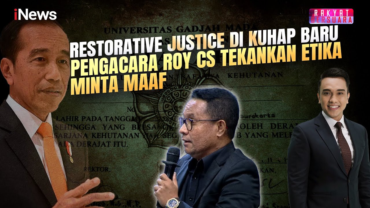 Pengacara Roy Cs Tegaskan KUHAP Baru: Restorative Justice Wajib Ada Permintaan Maaf | Rakber 20/1