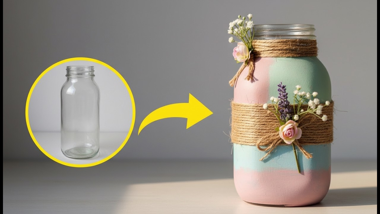 How to make Amazing Decor from Glass Jars | Easy Recycling Ideas | Make Yourself
