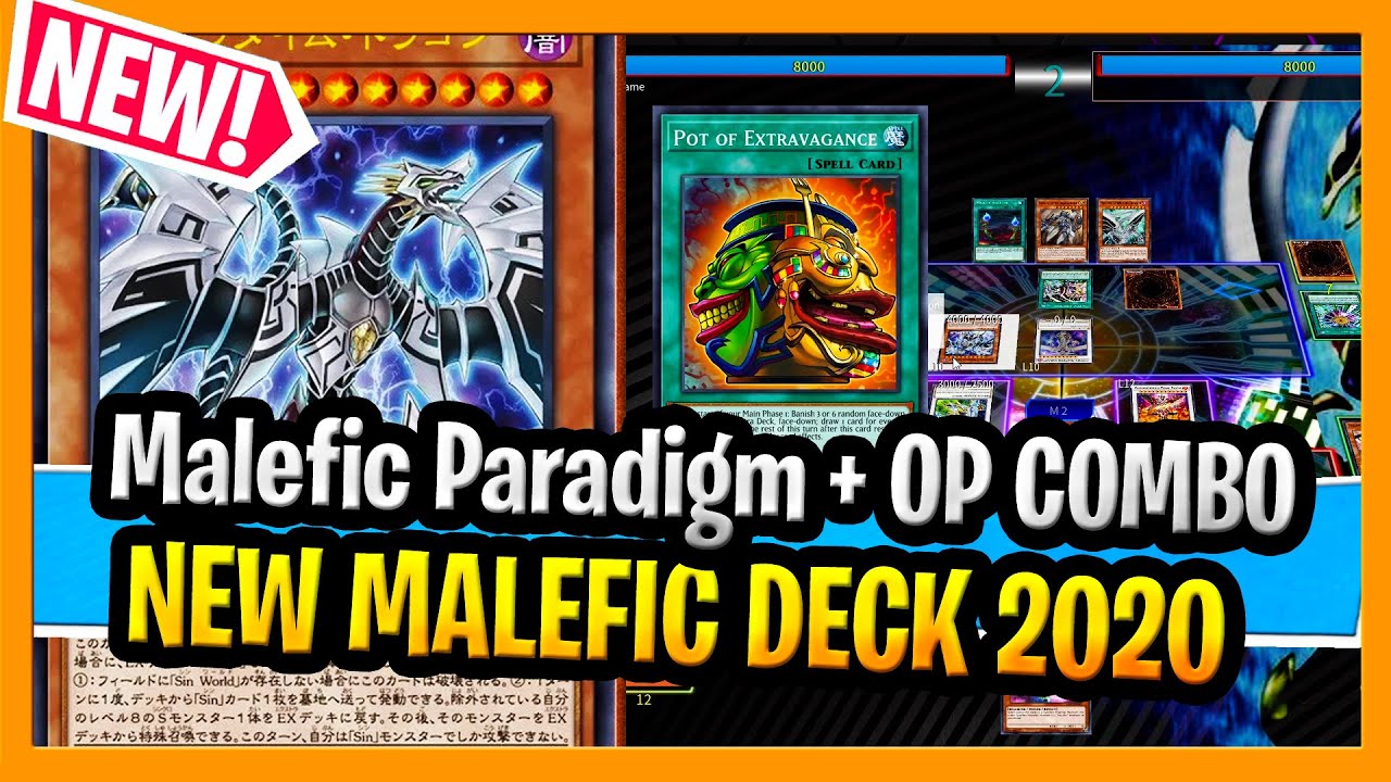 NEW MALEFIC IS OP! IT WORKS WITH FACEDOWNS! New Malefic Paradigm Dragon Yugioh Malefic Deck 2020