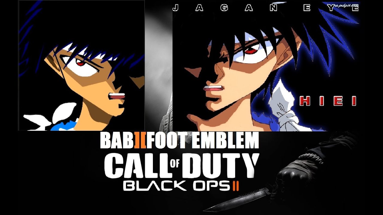COD Black Ops 2 Emblem Tutorial - Hiei Yu yu Hakusho