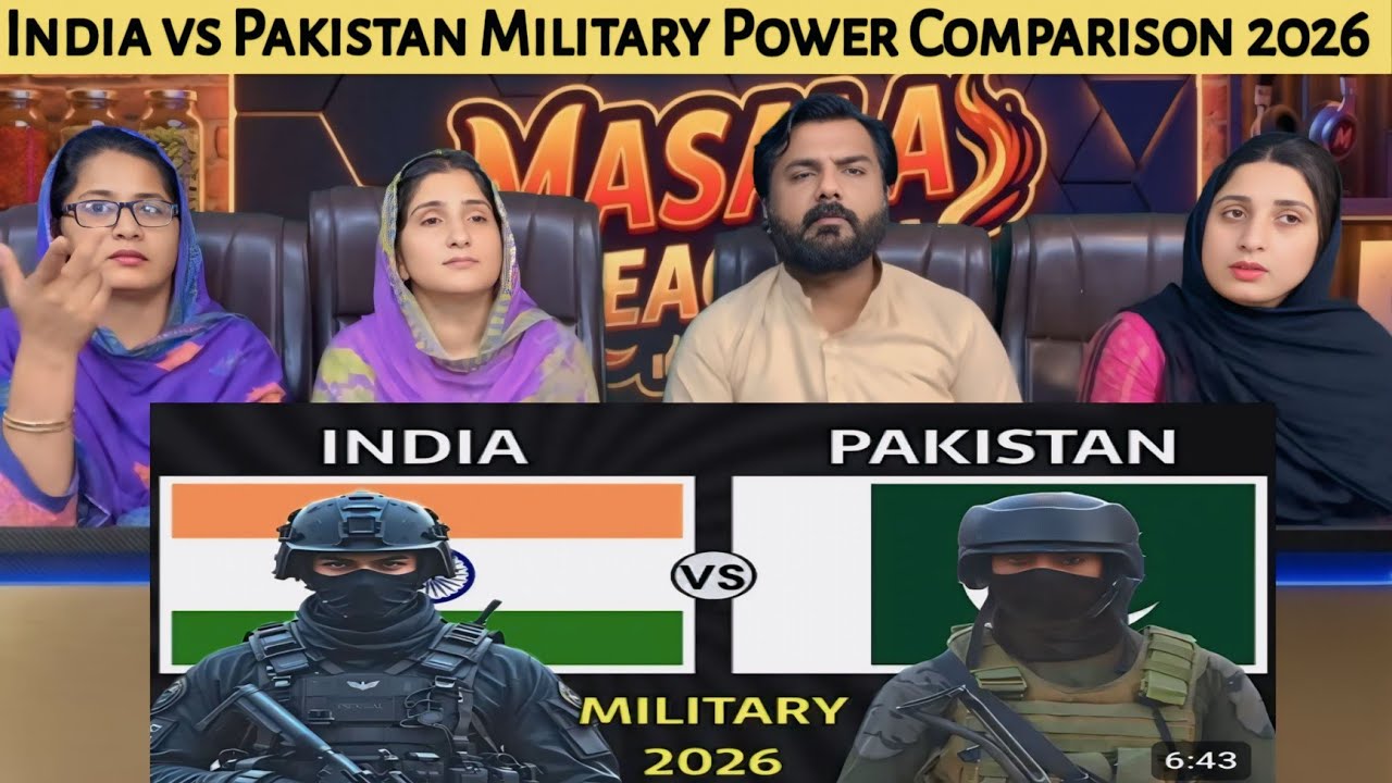 India vs Pakistan Military Power Comparison 2026| Pakistan vs India Power show|| Pakistani Reaction 