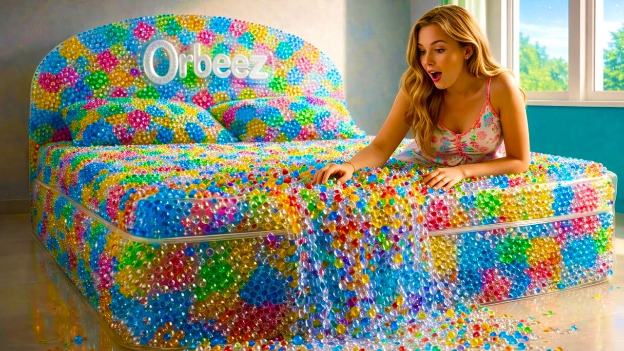 Which Crazy Orbeez Bed Would You Choose? 🦋✨ | Ultimate Oddly Satisfying AI ASMR