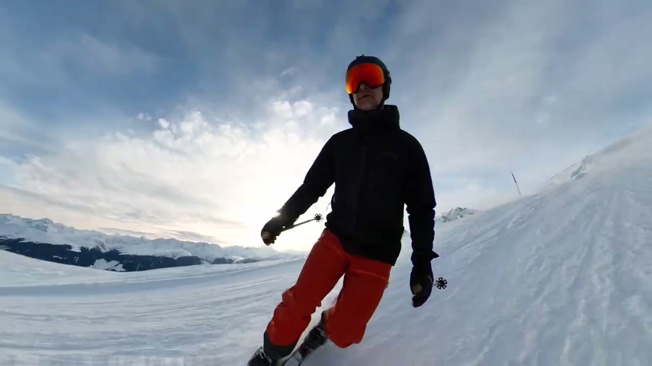 Relaxed Telemark day in Brigels 2026