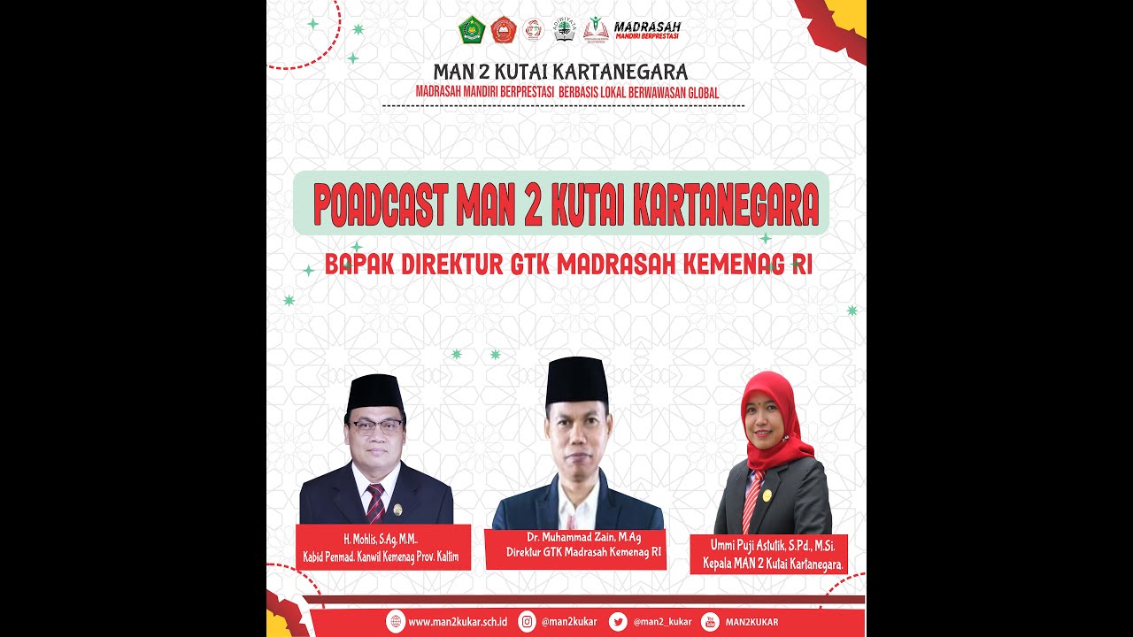Podcast MAN 2 Kukar Bersama Direktur GTK Madrasah Kemenag RI