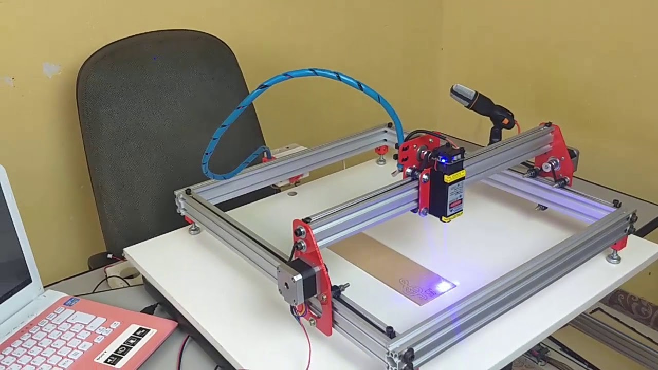 Gravadora Laser caseira / Laser engraver homenade