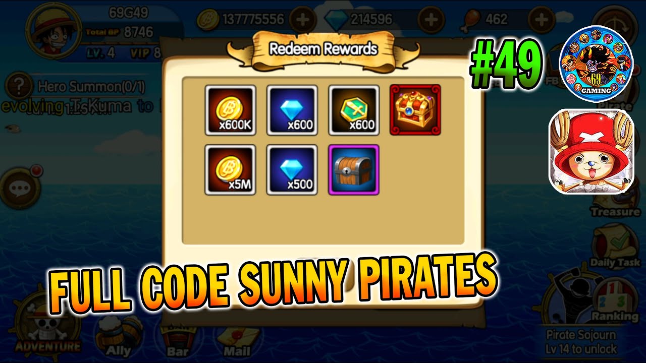 SUNNY PIRATES GOING MERRY FULL CODE STILL USABLE UNTIL 2025 | 69 GAMING