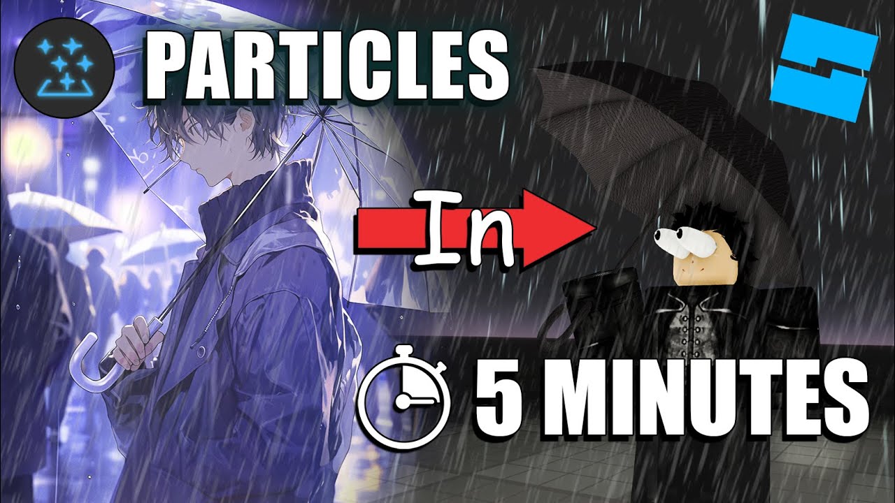 Great RAIN Particles in 5 Minutes or Less! | Roblox Studio
