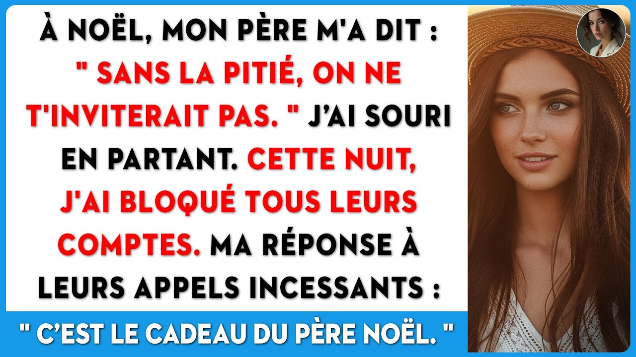 À Noël, mes parents ont ricané : 