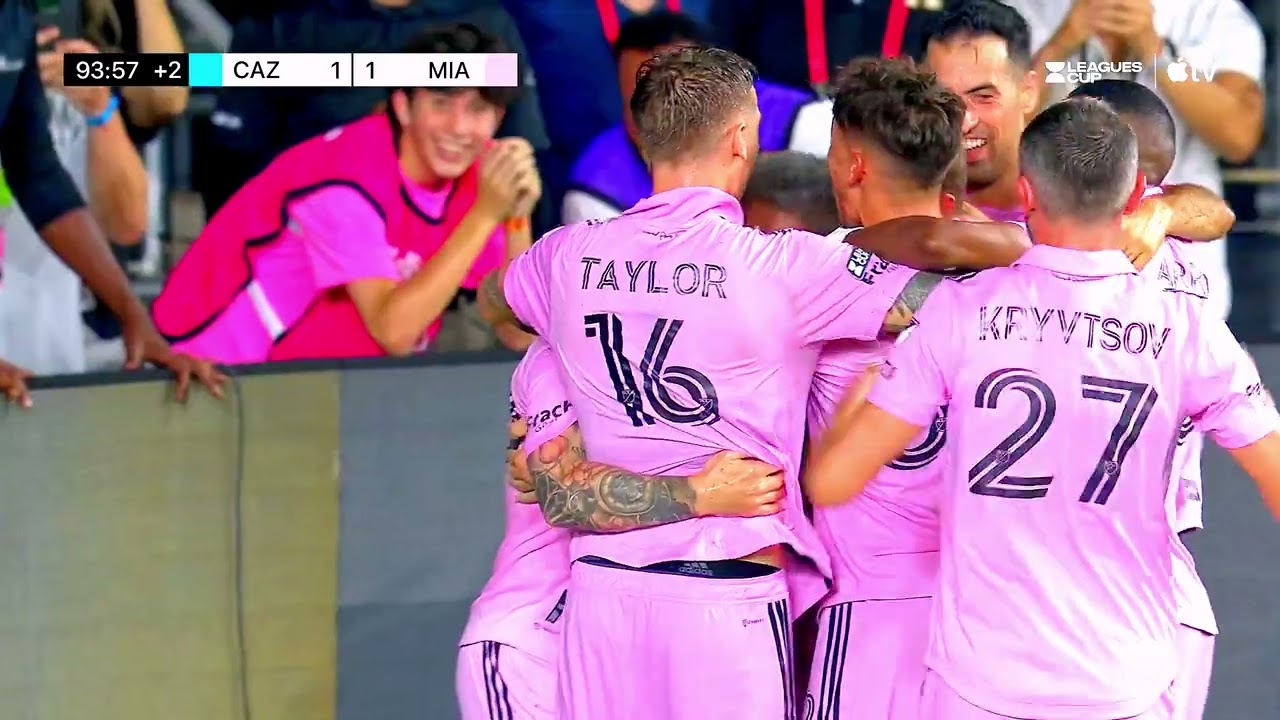 Lionel Messi Free-Kick Goal for Inter Miami vs Cruz Azul - 4K