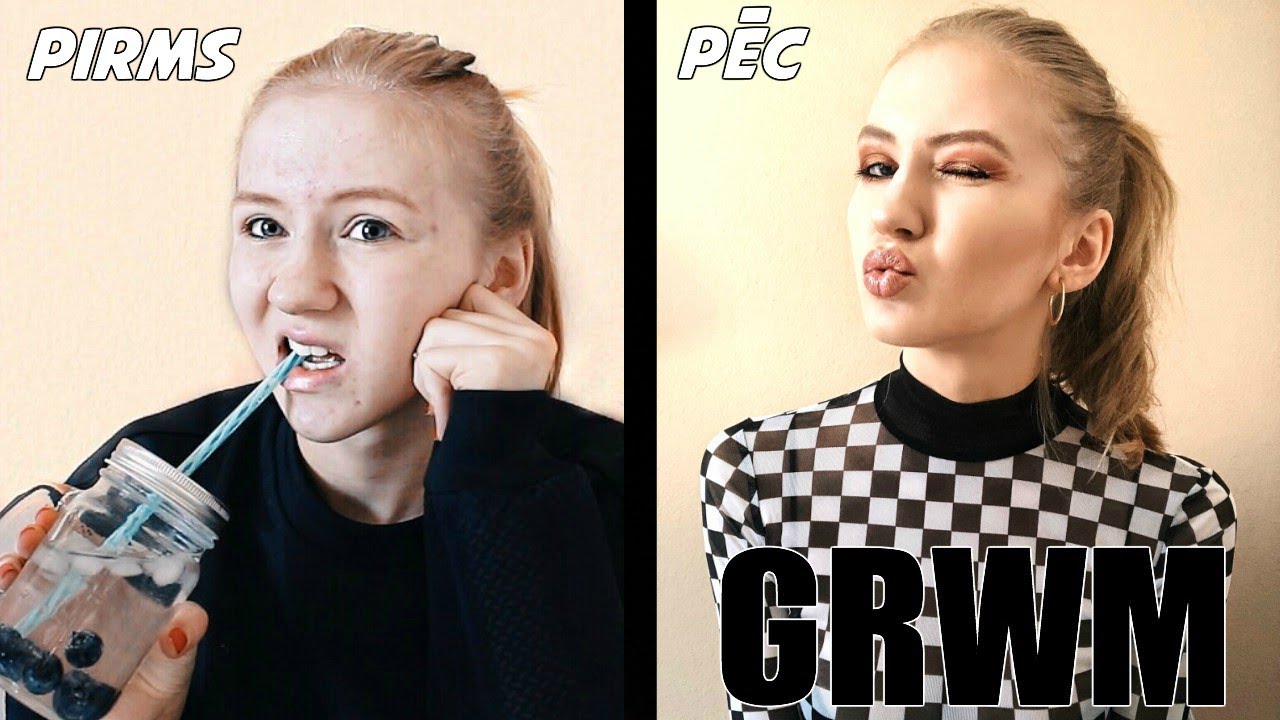 GRWM, RUNĀ AR MANI UN SKATIES, KĀ ES LIEKU #ŠPAKTELI l MAKEUPAREVELINU