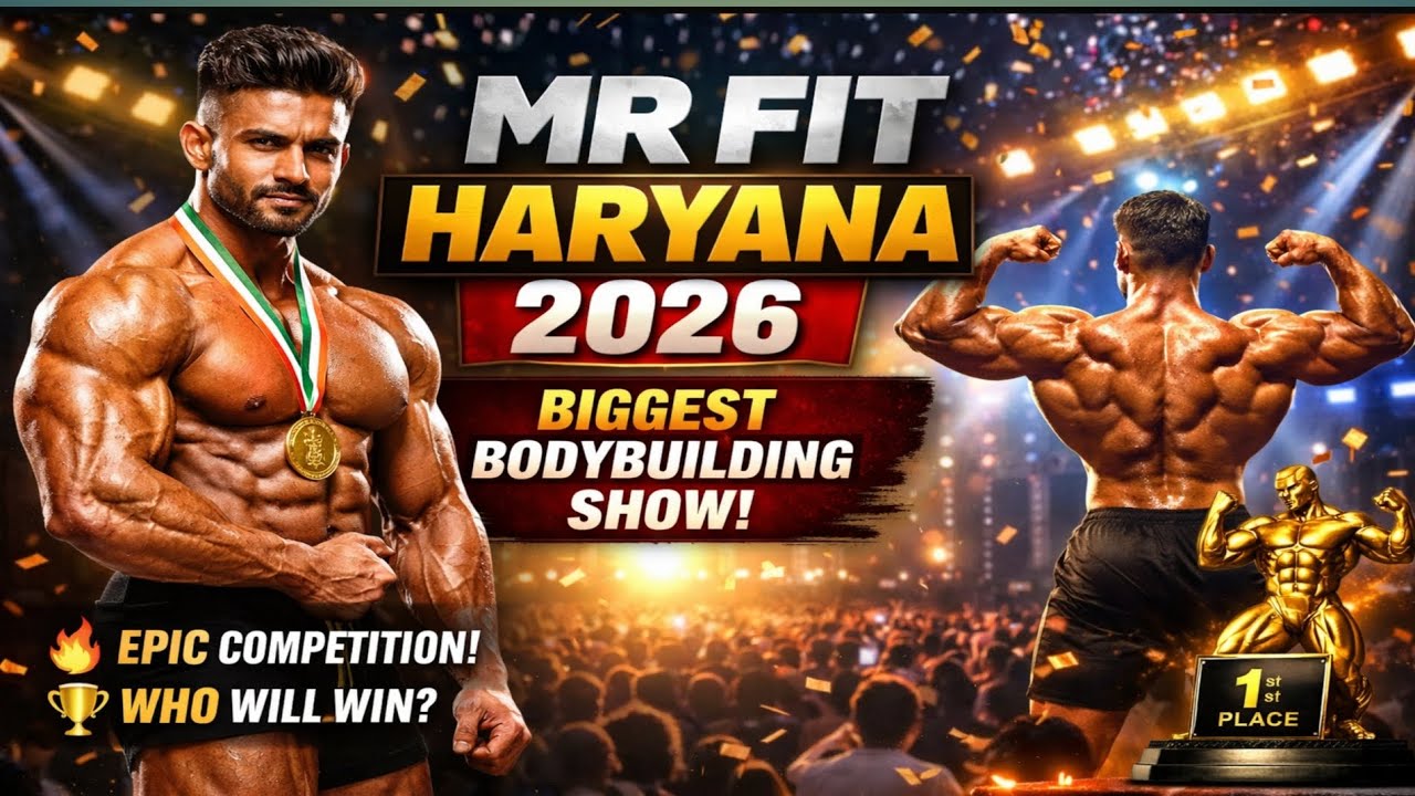 Mr Fit Haryana 2026 🏆 | Haryana Ka Sabse Tagda Fitness Competition | Desi Power
