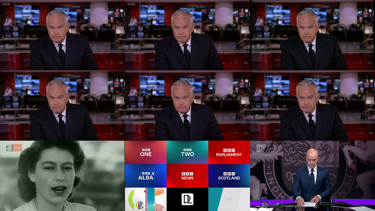 BBC TV Channels & S4C - 1830BST 8th September 2022 - Announcing the Death of Queen Elizabeth II