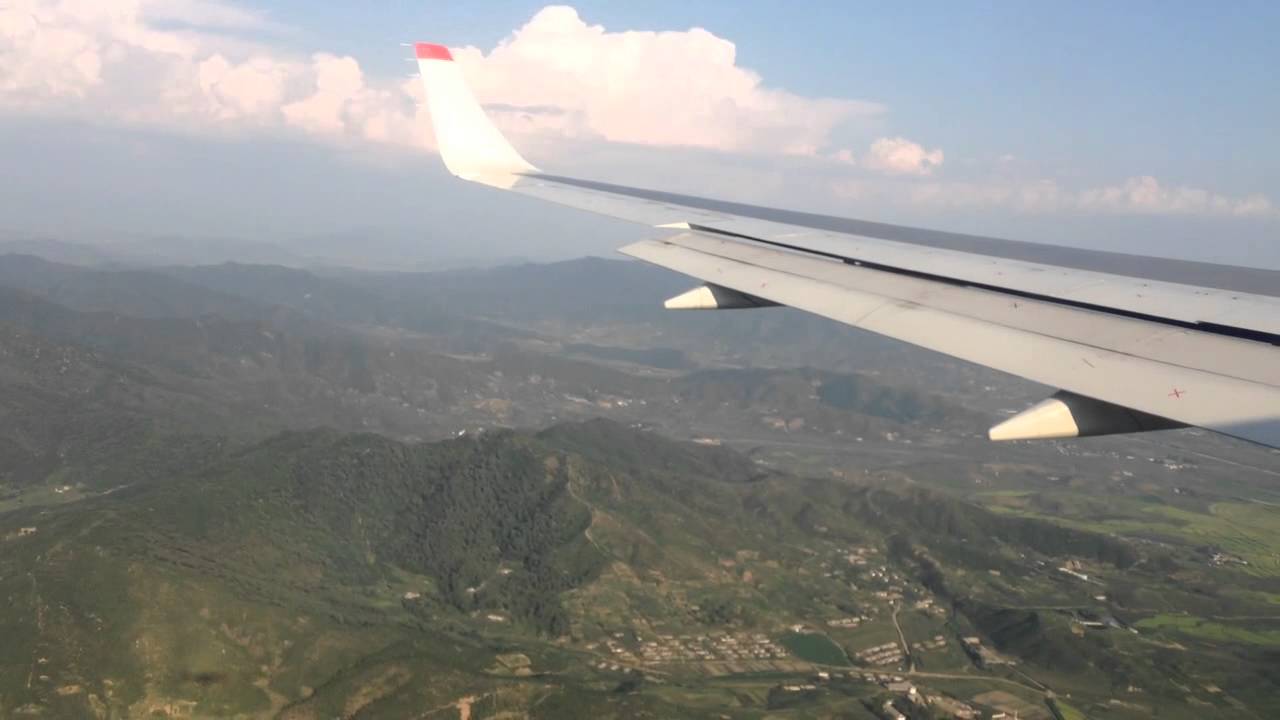 Air Koryo Tu-204 approach landing @ FNJ Pyongyang-Sunan Airport