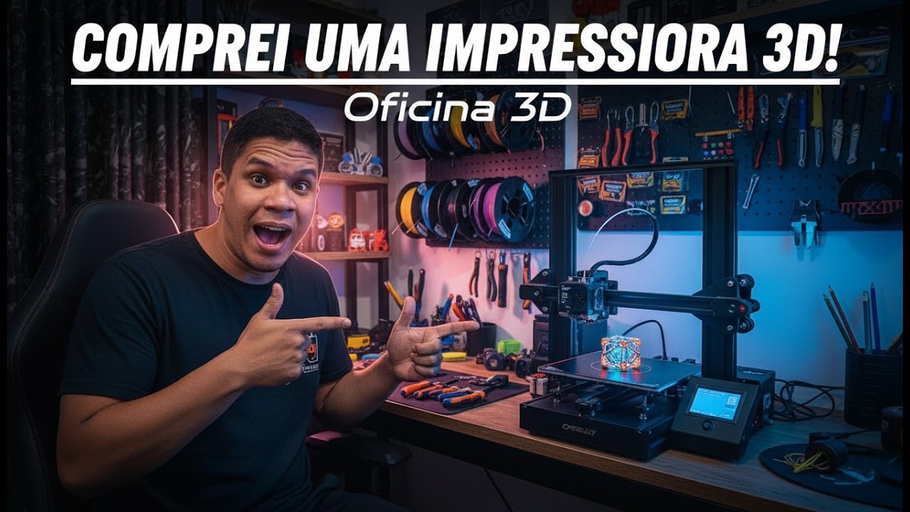 Comprei minha impressora 3D