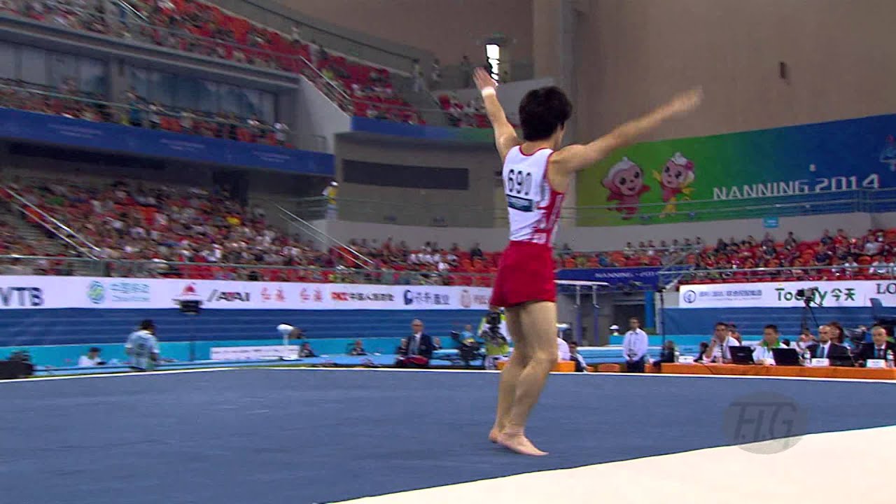 KATO Ryohei (JPN) – 2014 Artistic Worlds, Nanning (CHN) – Qualifications Floor