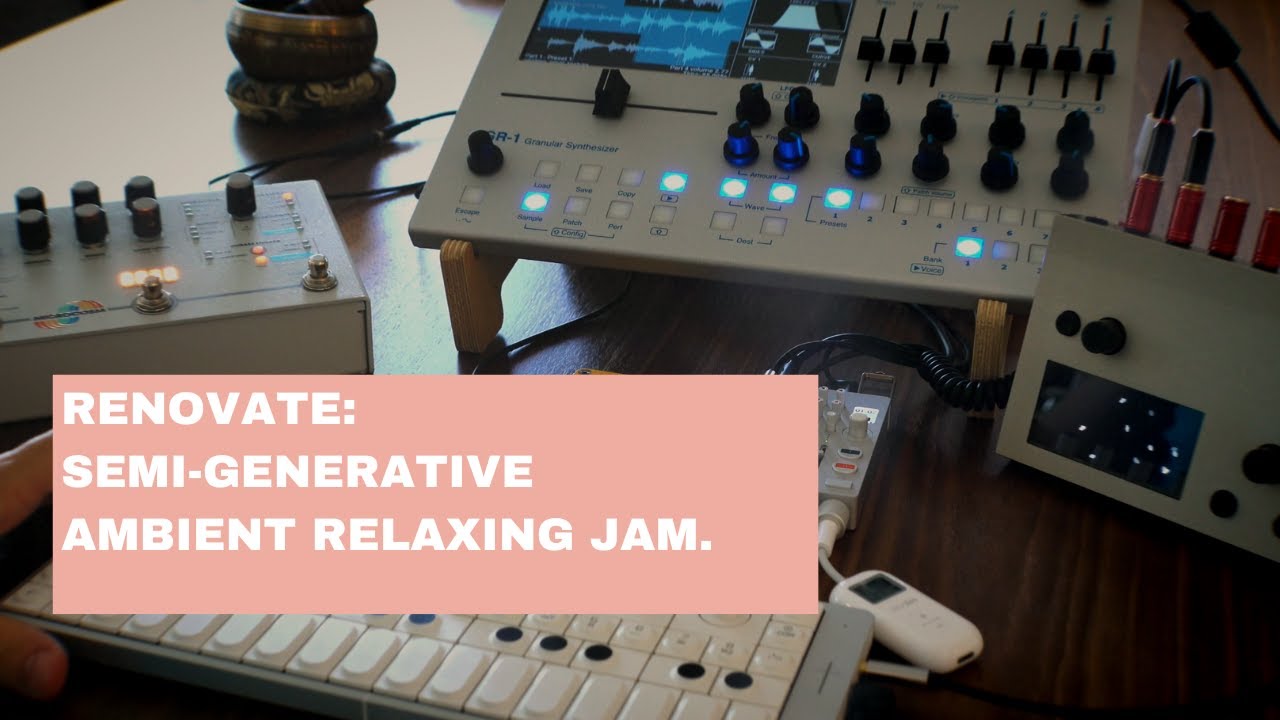 Semi-Generative Ambient Relaxing Jam [GR-1, OP-1, NORNS, PLAYDATE]