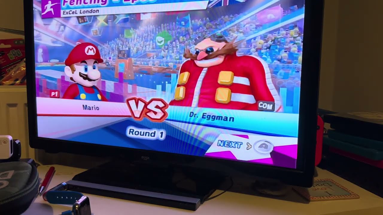 Mario & Sonic At The London 2012 Olympic Games - Part 20 - Fencing - Epee 