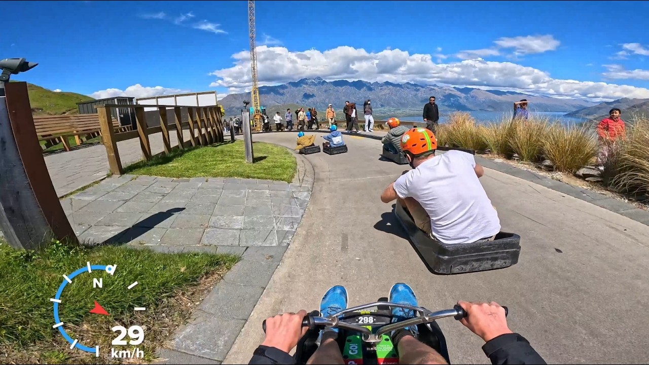 Group Luge Racing in Queenstown! (4k GoPro Hero 13)