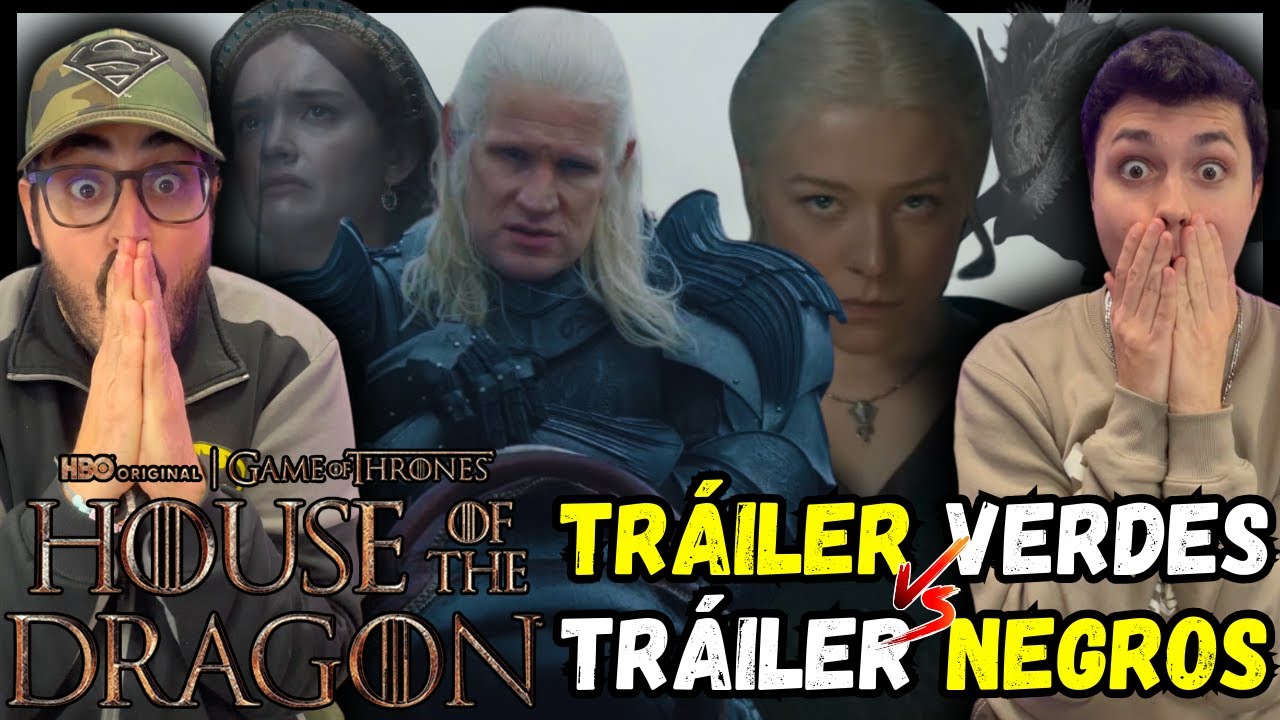 ¿Y tú vas con RHAENYRA y DAEMON o con los 🤮 verdes? HOUSE OF THE DRAGON S2 Trailer Doble Reacción