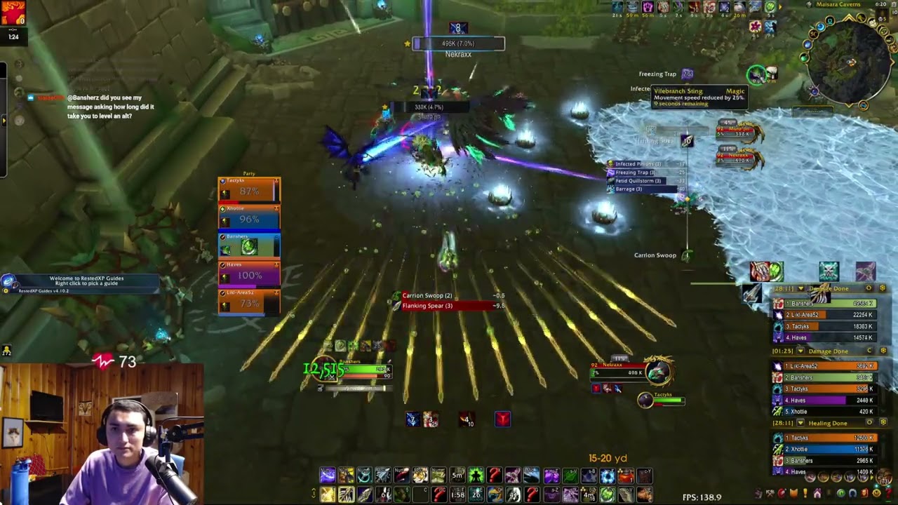 Mythic Dungeon World Tour MM Hunter PoV