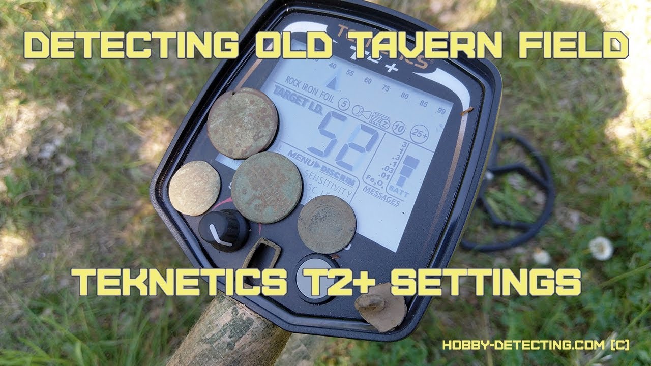 Detecting old tavern field with Teknetics T2+, XVII century coin found! Settings talk.