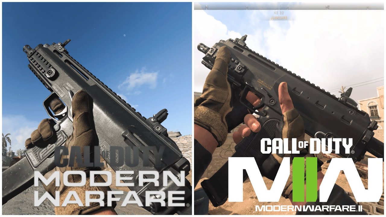 MP7 SMG |MWII vs MW19| CALL OF DUTY WEAPONS 4K UHD