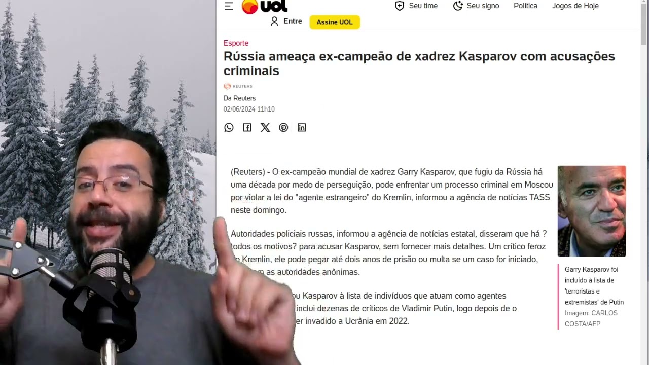 A Mente Brilhante de Kasparov e os Erros da Cronologia