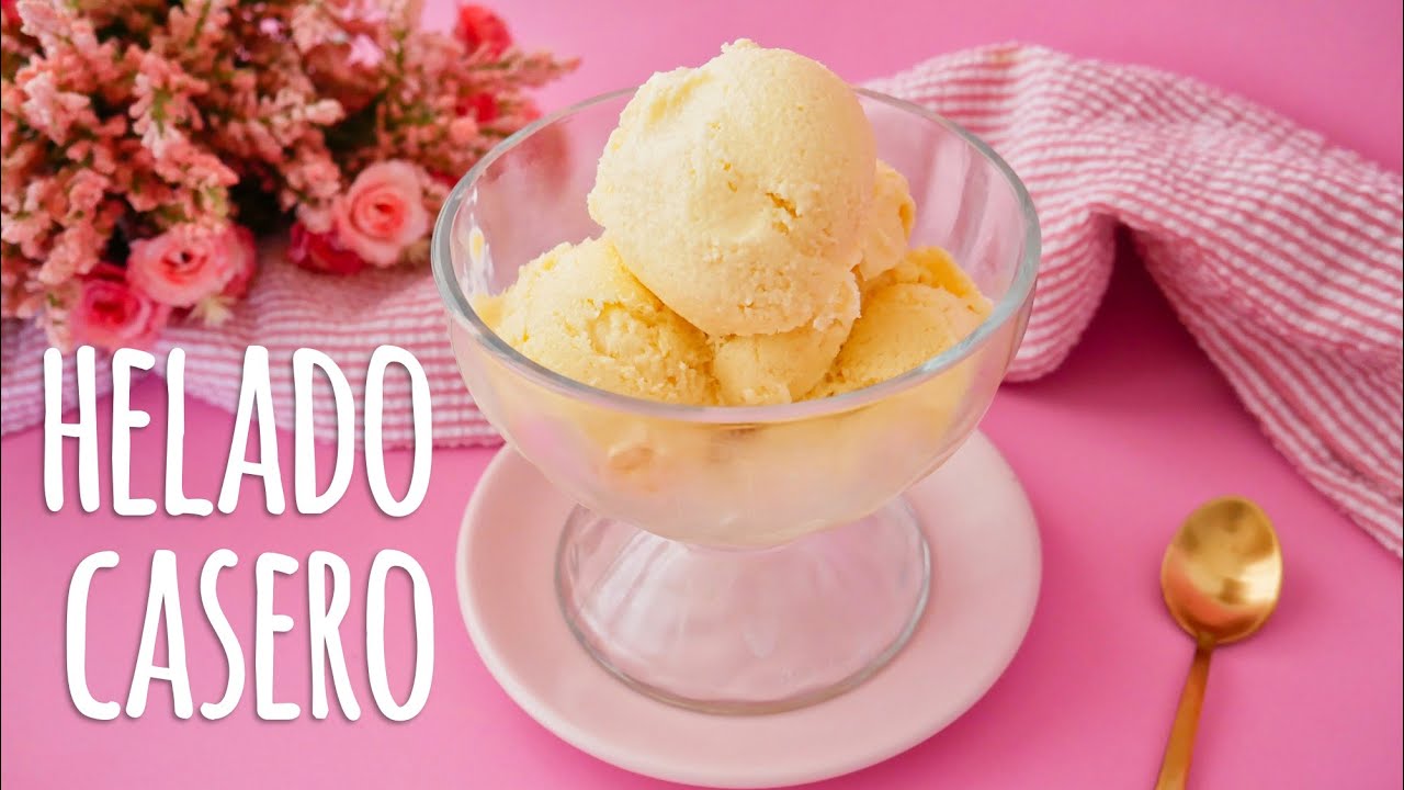 Helado de Vainilla | Helado Casero | Ale Hervi