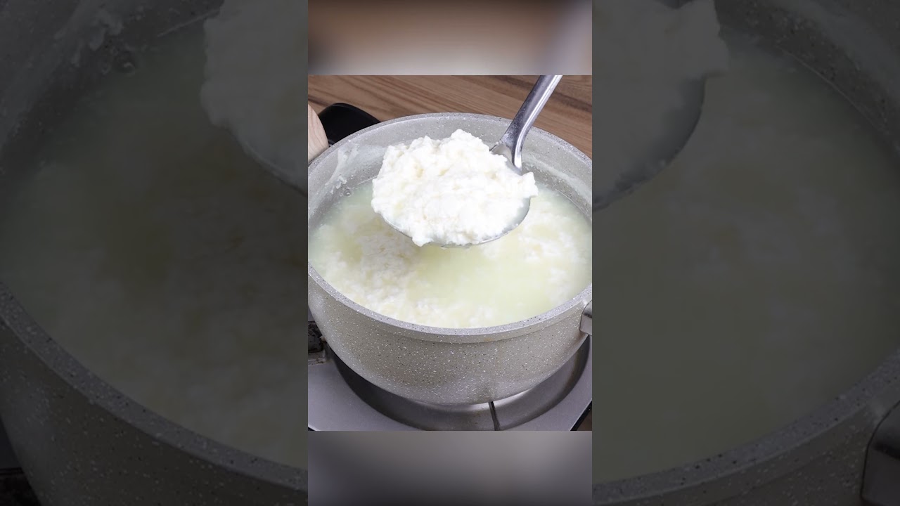 Add lemon to boiling milk and make the best homemade cheese you've ever had.