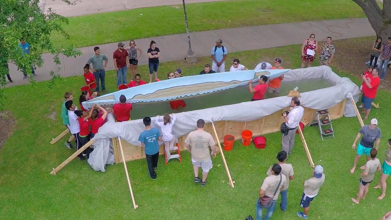 Civil Engineering Concrete Canoes Texas & Mexico | Lamar University