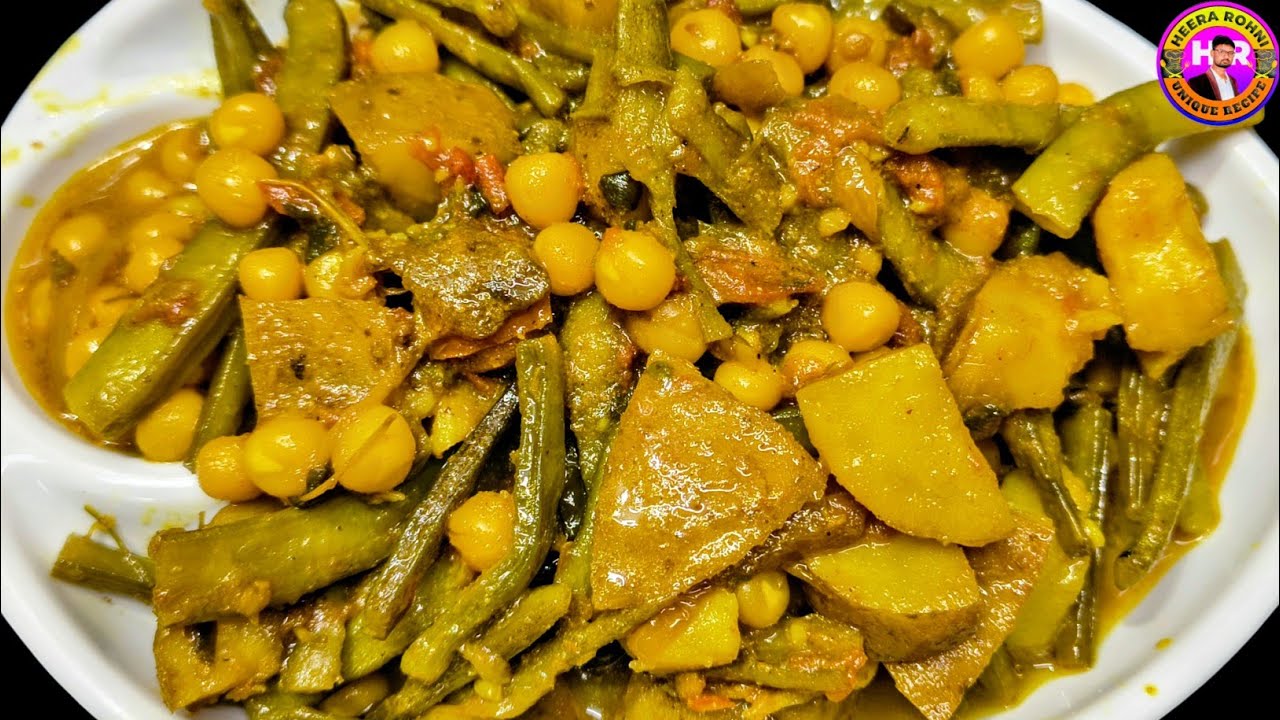 आलू मटर और ग्वार फली की आसान सब्ज़ी | Aloo Matar Guar Fali Recipe | Tasty Indian Sabzi Recipe