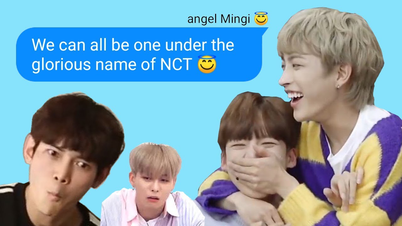 Ateez texts (ft. NCT) - ThE oNe WhErE mInGi JoInS a CuLt
