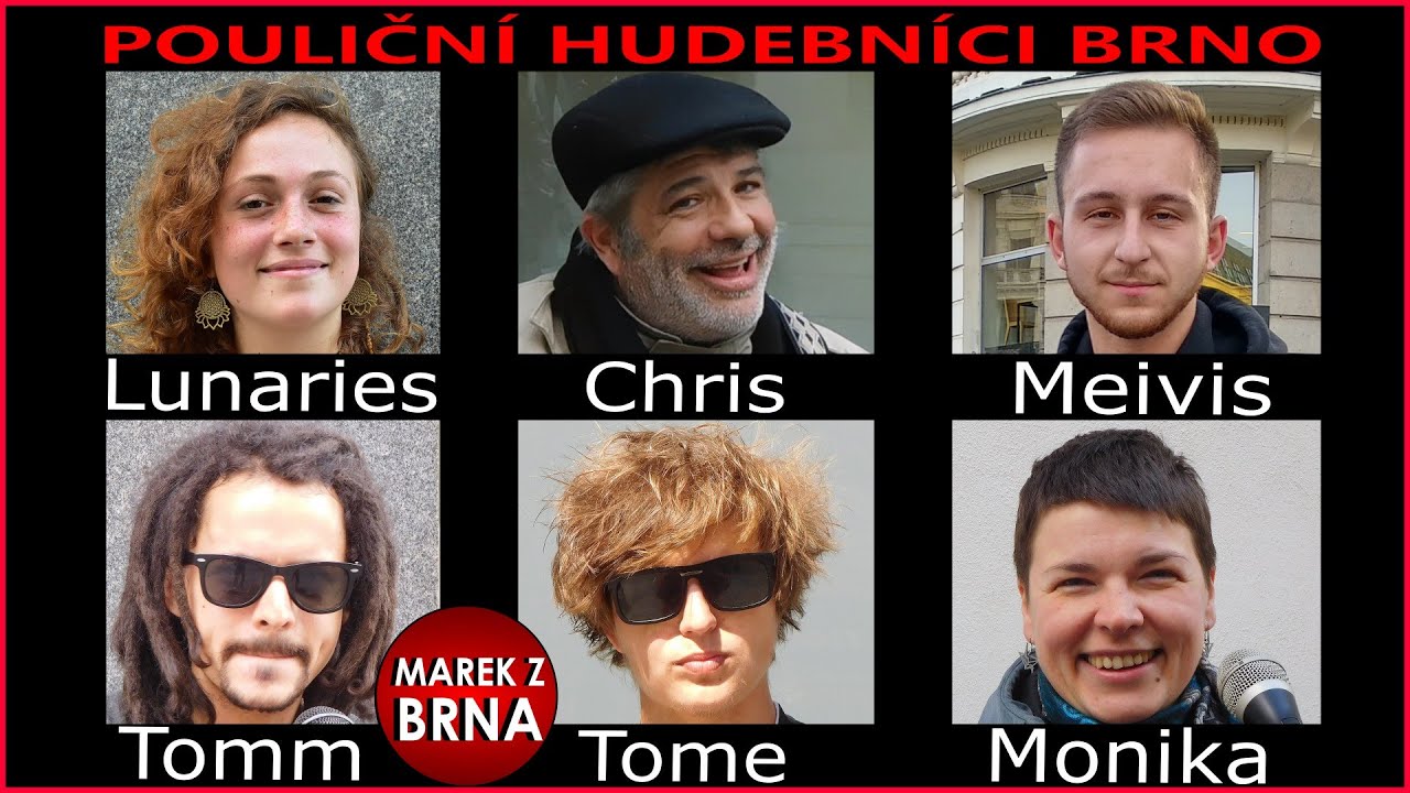 29 x  pouliční muzikanti hudebníci v Brně - Busking @ Brno - Marek z Brna