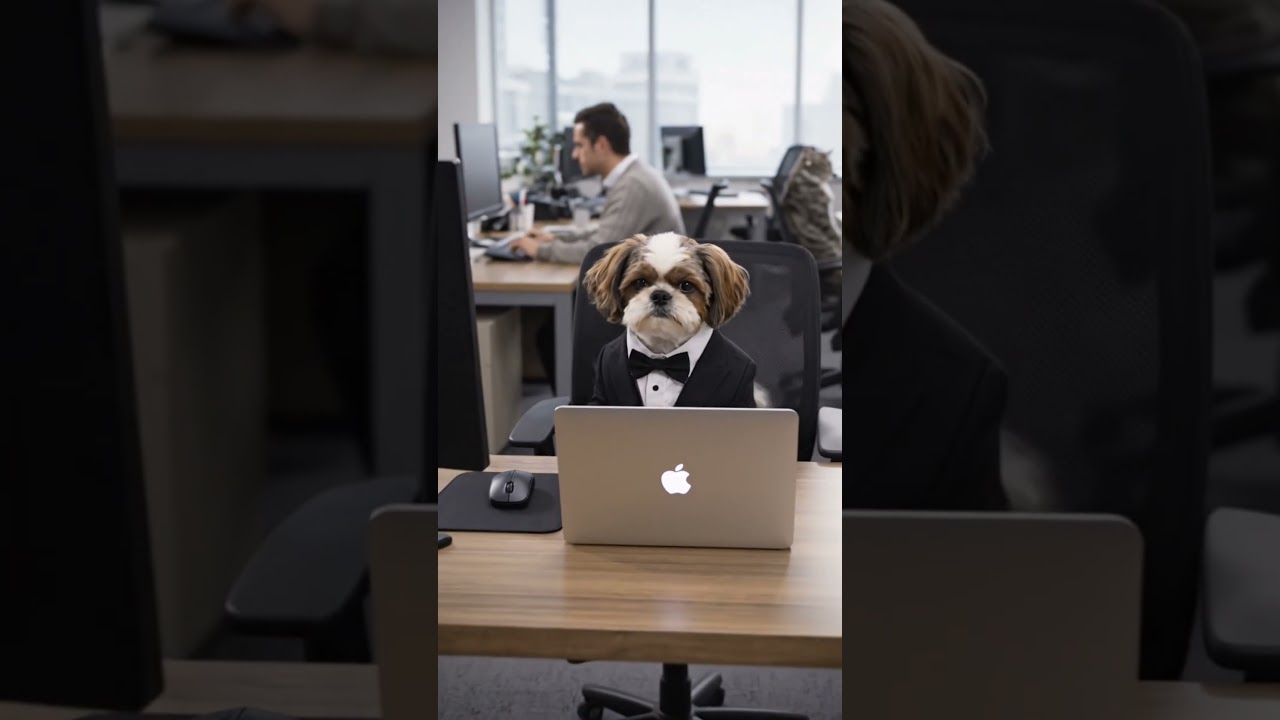 “When Dogs & Cats Run the Office 🐶🐱”