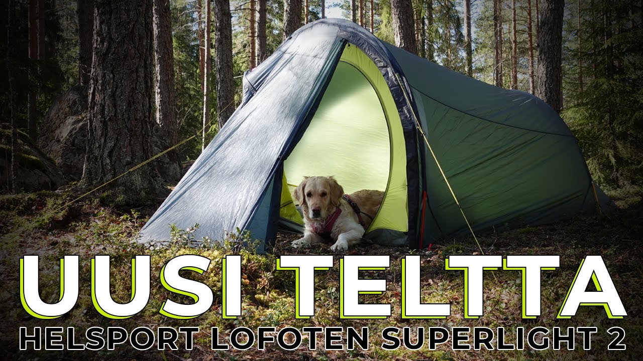 Helsport Lofoten Superlight 2 | TELTAN ensipystytys ja testailua koiran kanssa