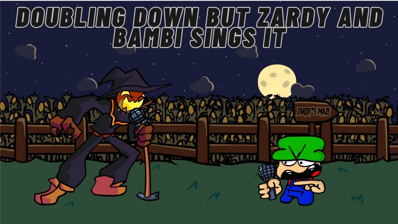 FNF Farmer Fight (Doubling Down But Zardy And Bambi Sings It 🎶🎶)