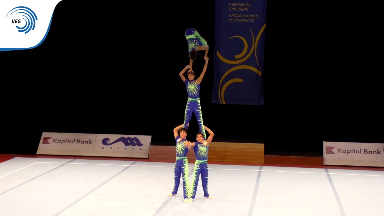 Men's group Portugal - 2015 Acrobatic European bronze medallists, 12 - 18
