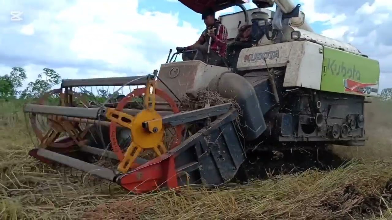 #kubota DC-105x@ជួយការងារកសិករងាយស្រួលរហ័សទាន់ចិត្ត