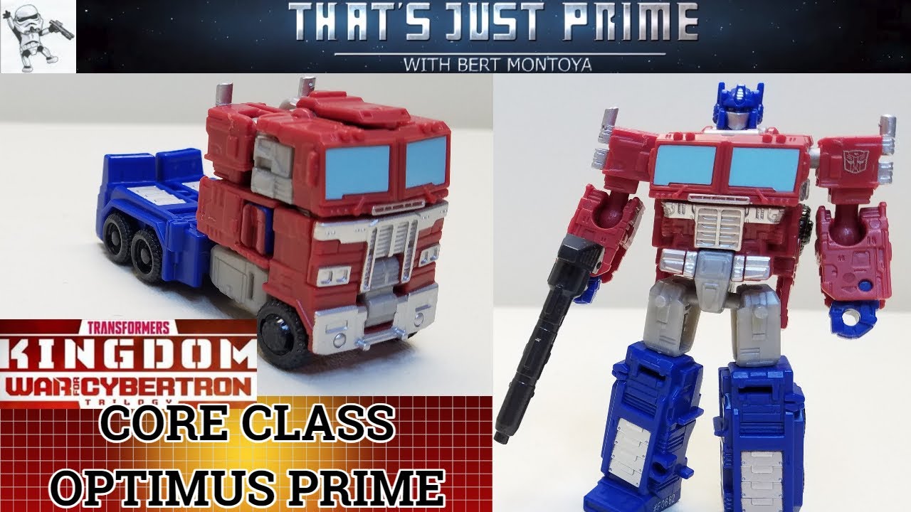 Transformers; War For Cybertron KINGDOM Core Class OPTIMUS PRIME! 