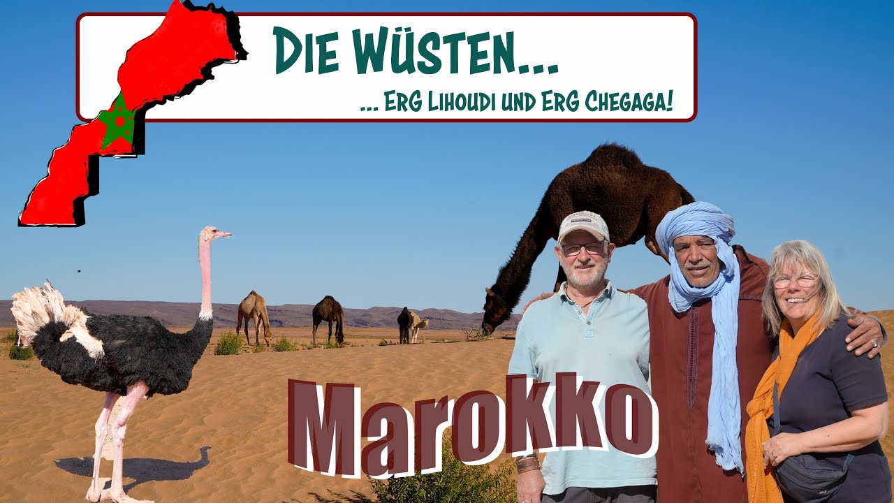 Die Wüsten Erg Lihoudi und Erg Chegaga #VanLife #Reisen #Wohnen auf dem Campingplatz