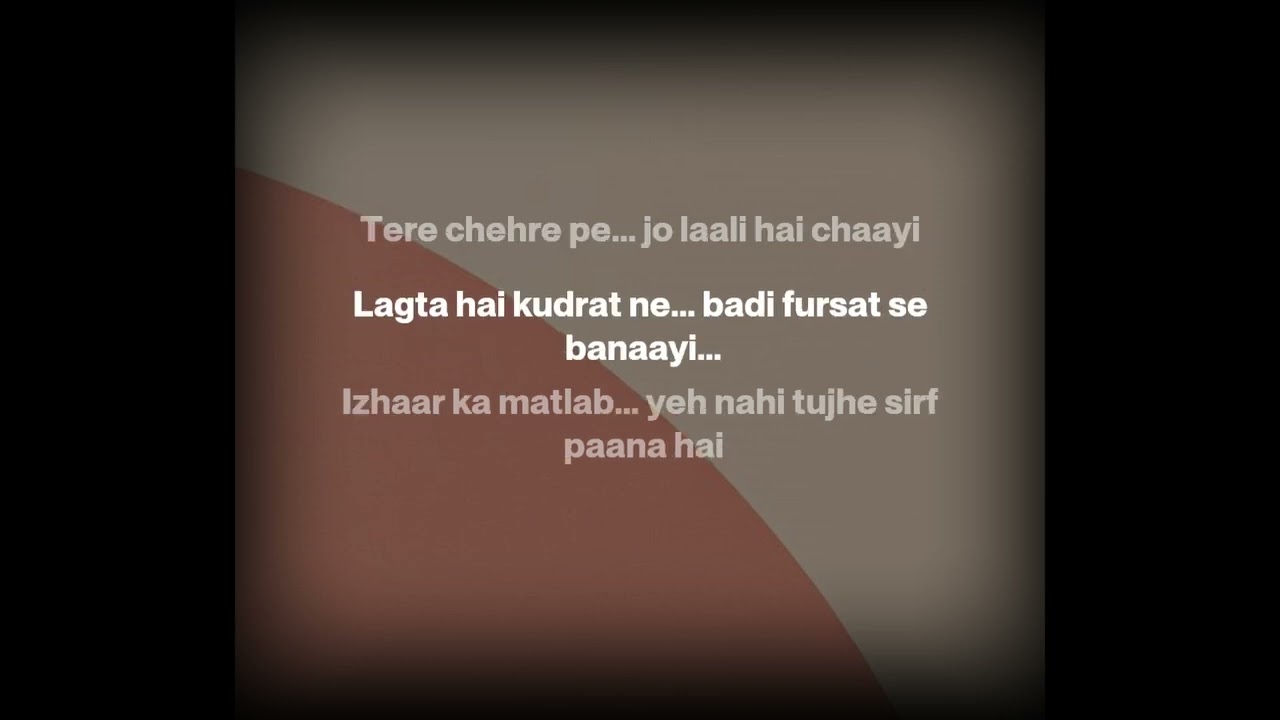 Propose Day Special Song | Izhaar Ka Matlab Yeh Nahi Yujhe Sirf Paana Hai | Romantic Status 2026