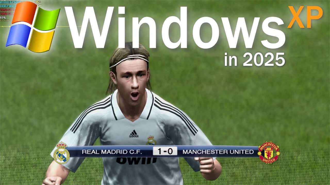 Windows XP Gameplay: Pro Evolution Soccer 2009