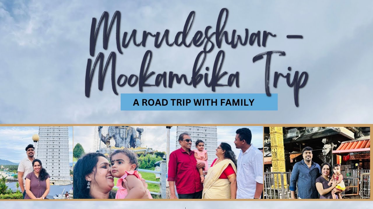 Travel Vlog Part 1 | Murudeshwar | Kollur Mookambika Temple | Roadtrip from Calicut | #trip #vlog